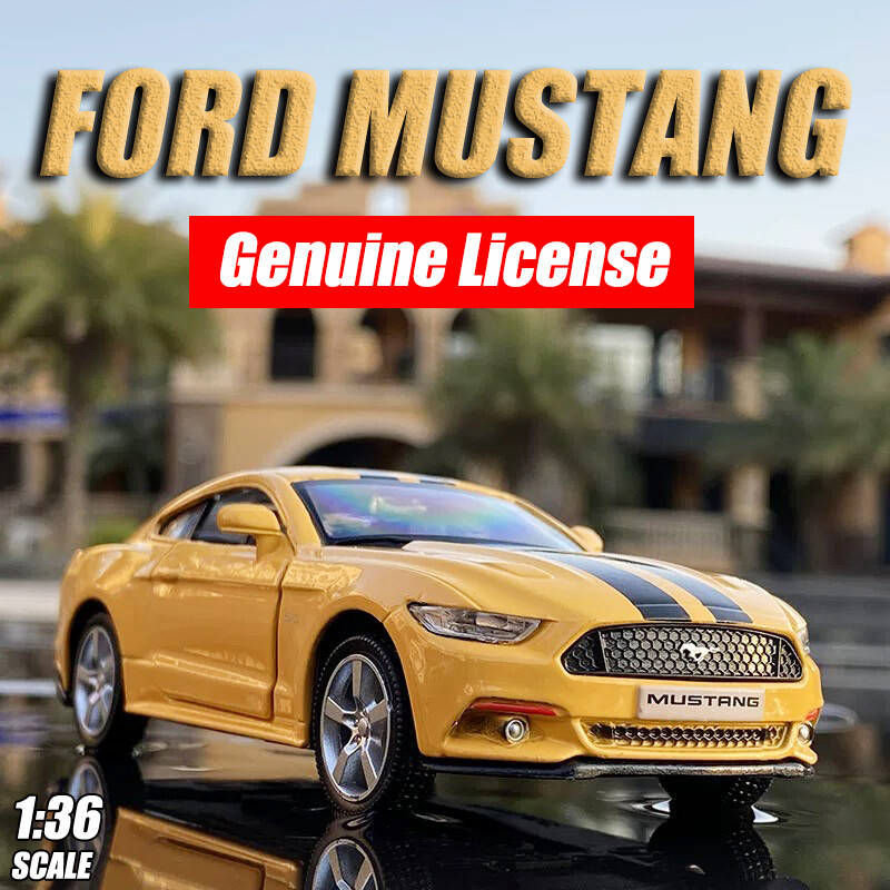 【RUM】 Xe Đúc Đồ Chơi Mô Hình Xe Hơi Hợp Kim Giấy Phép Chính Hãng 1:36 Ford Mustang Cho Trẻ Em Xe Cho Bé Trai Quà Tặng Cho Bé Trai Đồ Chơi Cho Bé Trai Bộ Sưu Tập Đồ Chơi