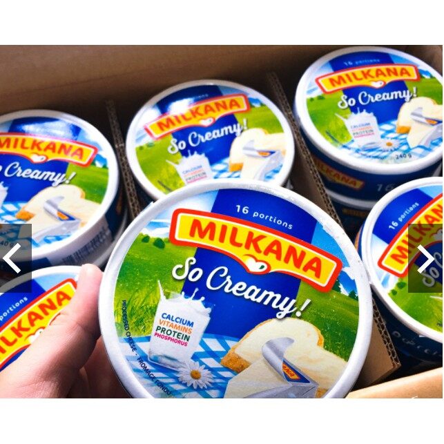 Phô mai milkana 240g - 16 miếng