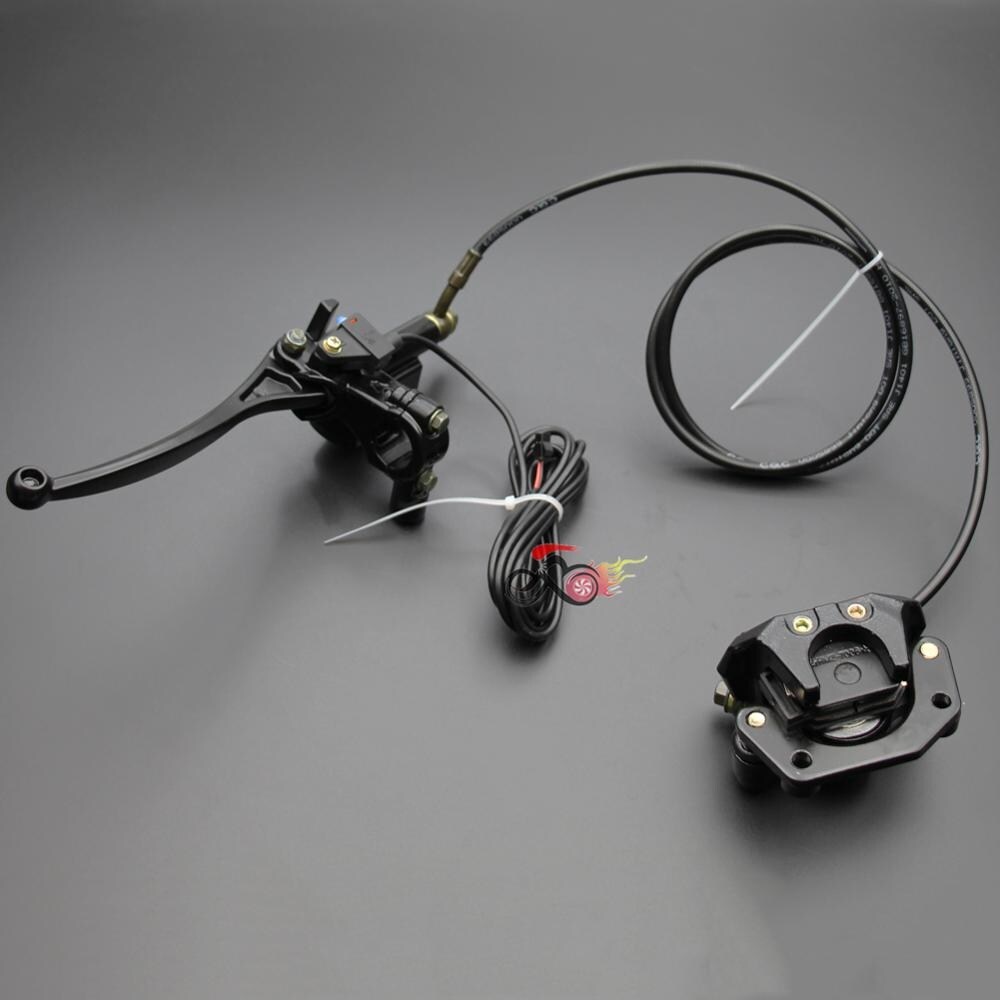 Phía Trước phanh đĩa thủy lực Caliper Hệ Thống 8Mm Ống Cho Harley lốp Dày 60V Xe máy điện ZDu8T1DR
