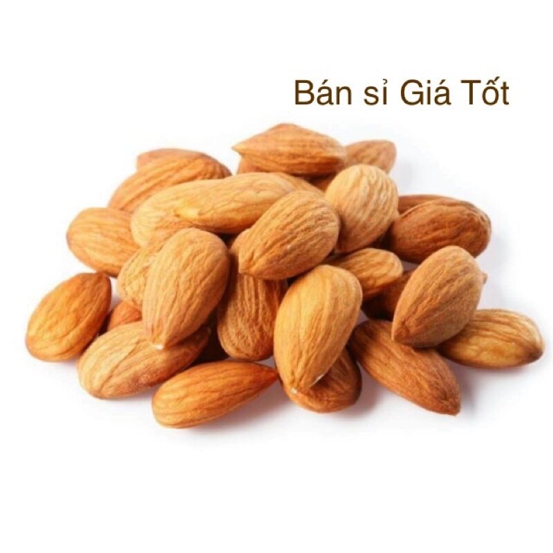 Hạnh nhân hạt sống 500g, hạnh nhân nguyên hạt, hạnh nhân làm sữa hạt, hạnh nhân Mỹ