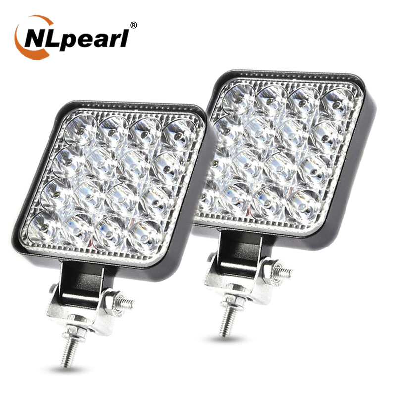 Đèn Lái Xe Mini NLpearl Đèn LED Làm Việc, Thanh Đèn Pha LED 3Inch 12V 24V Cho Đèn Sương Mù Xe Hơi Xe Máy Xe Tải 4X4 SUV ATV LED Lmap