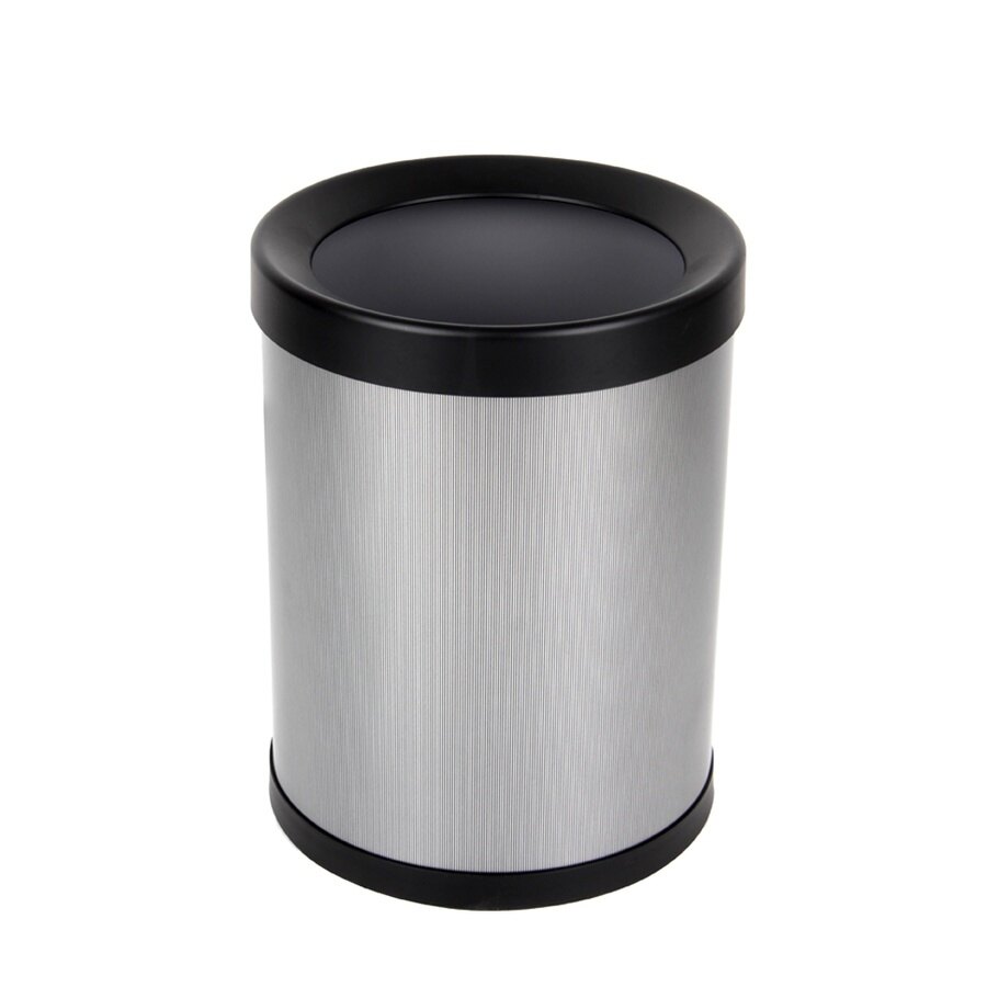 Global House ICLEAN ถังขยะเหล็กเคลือบทรงกลม 11 ลิตร TG52304 TG52304 สีเทา รับประกันของเเท้! ราคา 299 บาท*ส่งฟรี