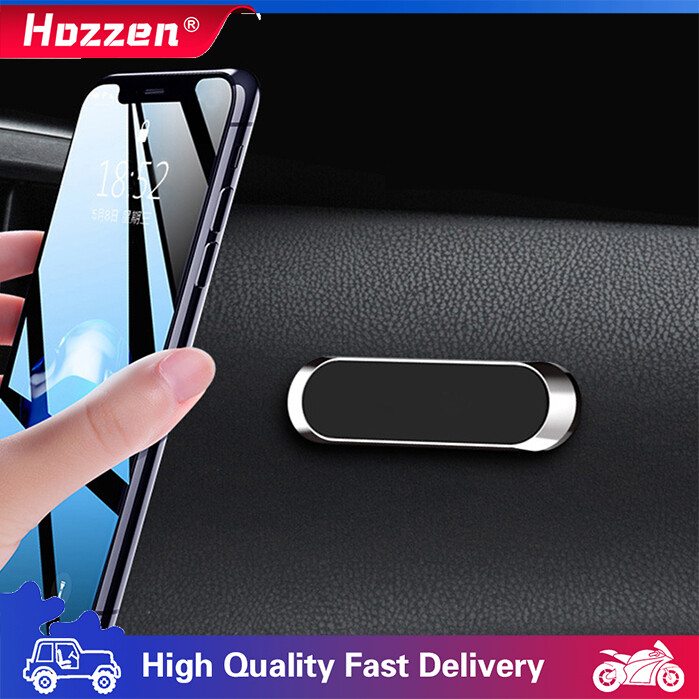 Hozzen Giá Đỡ Điện Thoại Gắn Bảng Điều Khiển Xe Hơi Từ Tính Để Bàn, Giá Đỡ Hình Dải Nhỏ Bằng Kim Loại Gắn Lỗ Thông Hơi Ô Tô Dành Cho iPhone Samsung Z3