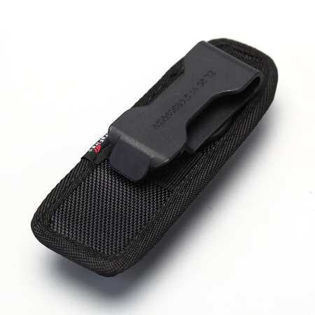 TEHE Flashlight Pouch with 360° Rotating Belt Holder