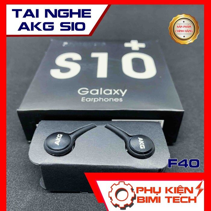Tai nghe nút cao su akg s10 3.5mm - đen