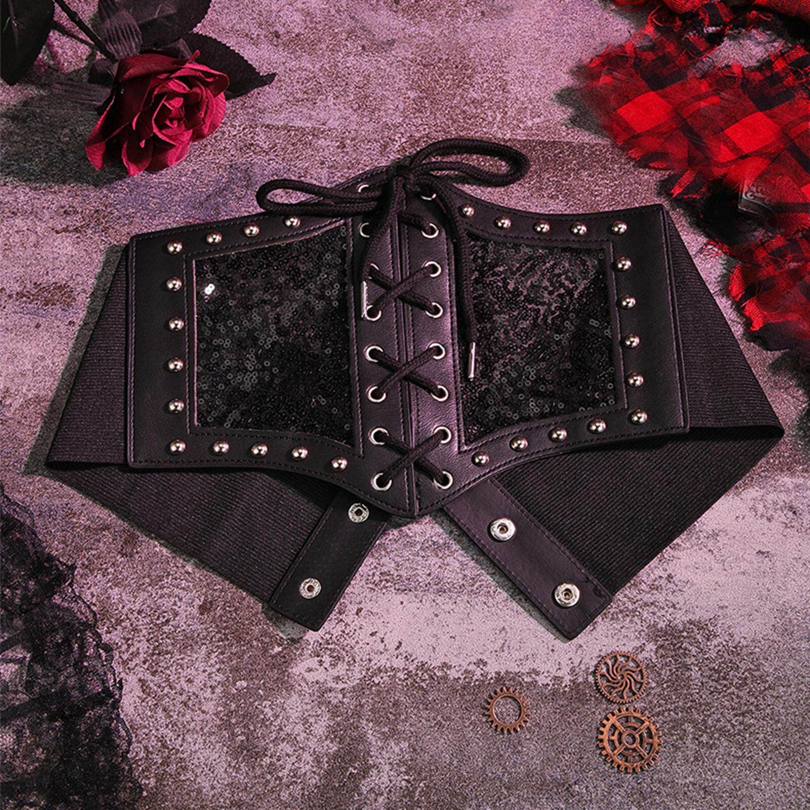 Hellery Thắt Lưng Trang Phục Co Giãn Cho Nữ Thắt Lưng Nịt Bụng Thắt Dây Cho Nữ Halloween