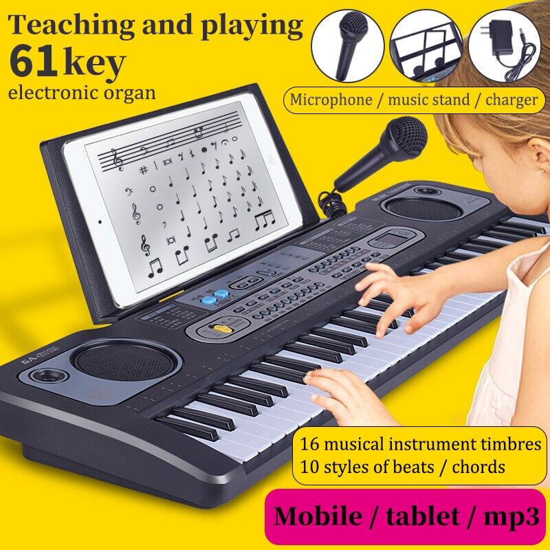 Trẻ Em Của 61 Phím Đàn Piano Với Microphone Đa đàn phím điện tử 37 Phím Âm