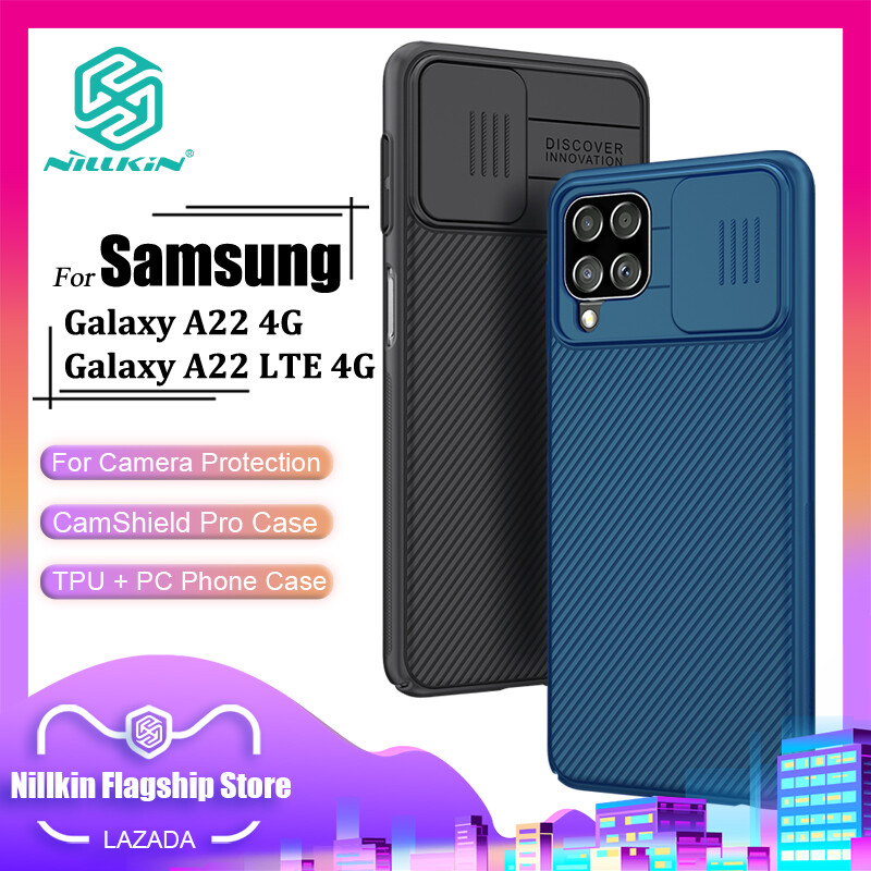 Nillkin Thời Trang PC Ốp Lưng Cho Samsung Galaxy A22 4G / A22 LTE 4G Ốp Lưng Bảo Vệ Máy Ảnh Doanh Nghiệp Bảo Mật Chống Sốc Ốp Lưn