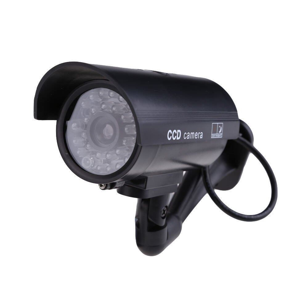Camera Giả An Ninh Giám Sát Giả Trong Nhà Ngoài Trời Camera Ban Đêm Đèn LED