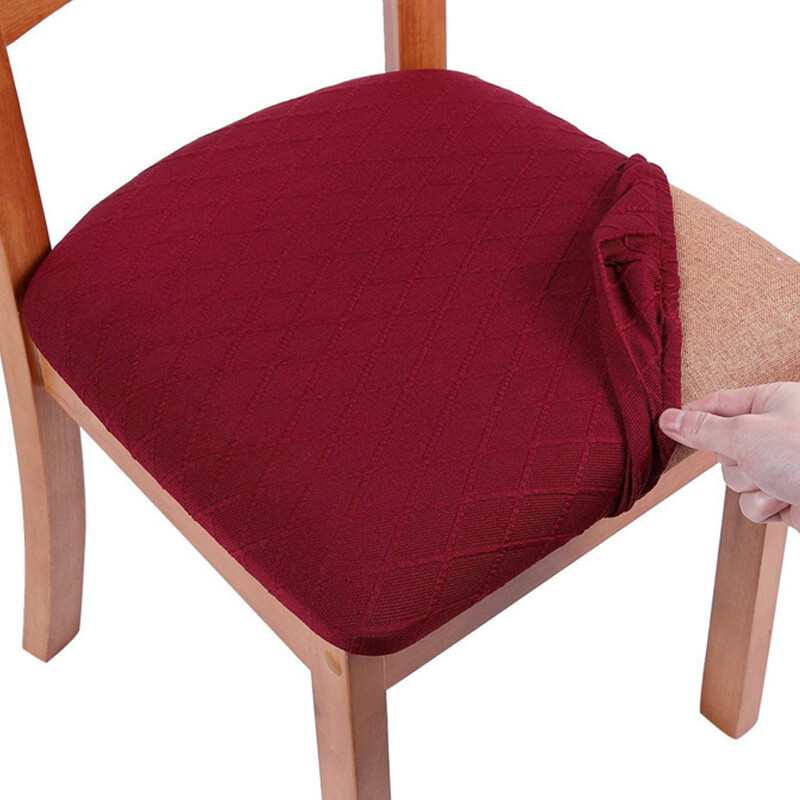 2sql vỏ bọc bảo vệ thanh lịch jacquard vỏ bọc đệm bọc ghế phòng ăn co giãn có thể tháo rời giặt được cho ghế ăn bọc nệm tiệc