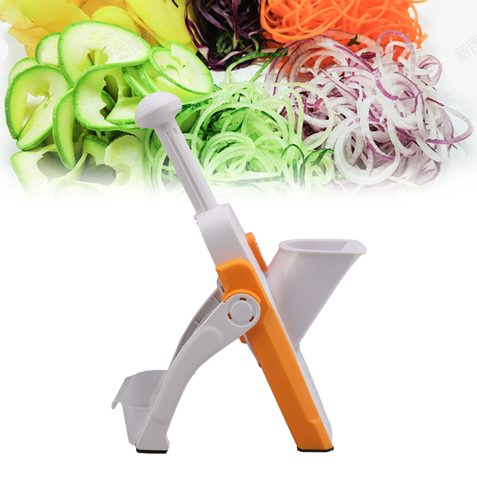 Upright Vegetable Cutter Vegetable Dicer 4 in 1 with Brush for Kitchen Fast Meal Prep