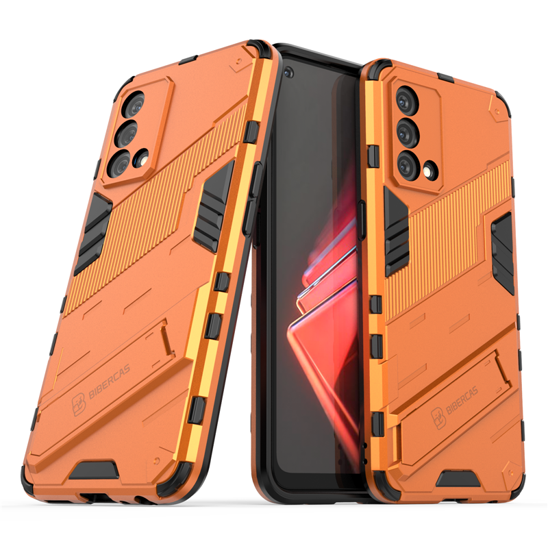 Ốp điện thoại di động cho oppo k9 , ốp điện thoại có giá đỡ áo giáp punk cho oppo k9 / realme q3 pro carnival / realeme gt master
