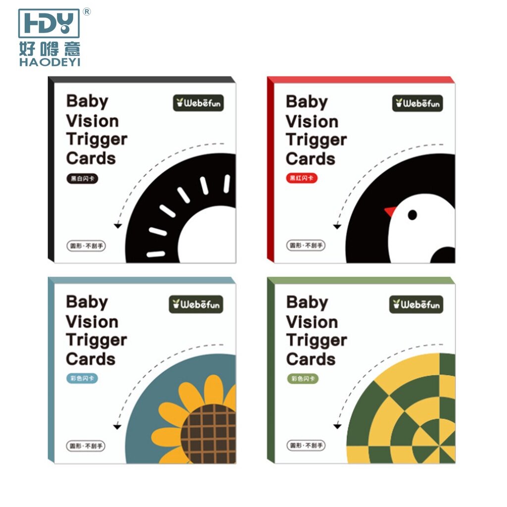 Thẻ Flashcards HDY cho bé học tập kích thích thị giác cho bé 0-36 tháng