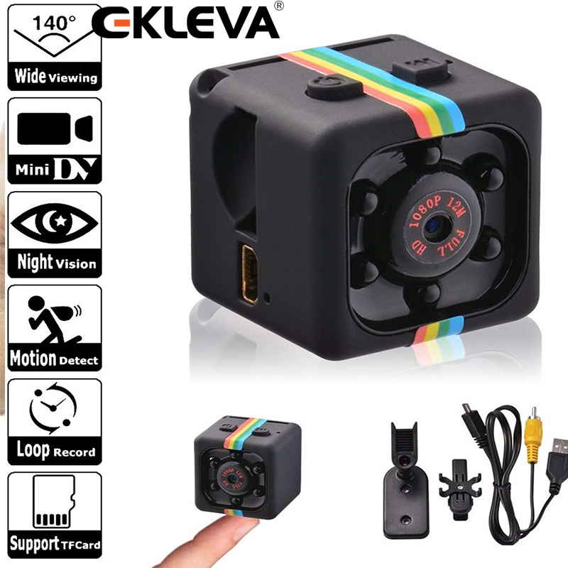 Máy Ảnh Mini EKLEVA Máy Quay Tầm Nhìn Ban Đêm Cảm Biến HD 1080P Camera Micro DVR Chuyển Động Camera Thể Thao Nhỏ Quay Video DV