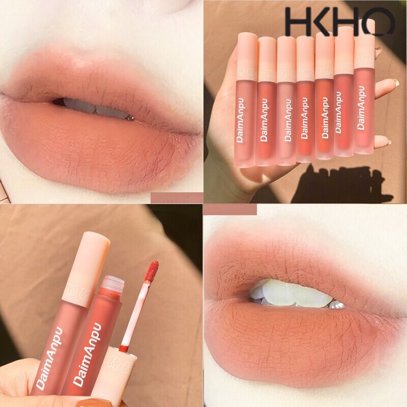 DAIMANPU Son Môi Bùn Nhung Mờ Son Môi Chống Nước Lâu Trôi