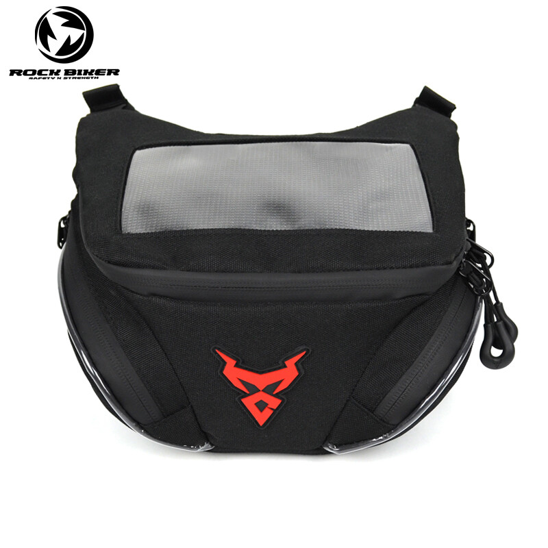 Túi Trước Xe Máy Màn Hình Cảm Ứng ROCK BIKER, Không Thấm Nước Moto Eo Túi, Bàn Đạp Xe Máy Scooter Sức Chứa Lớn Túi Đựng Đồ Đi Mô Tô Điện Thoại Di Động