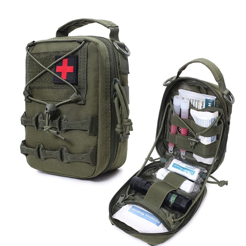 Luc 1000d molle bộ sơ cứu edc túi y tế survival thực tế emt bộ dụng cụ cấp cứu túi đeo thắt lưng