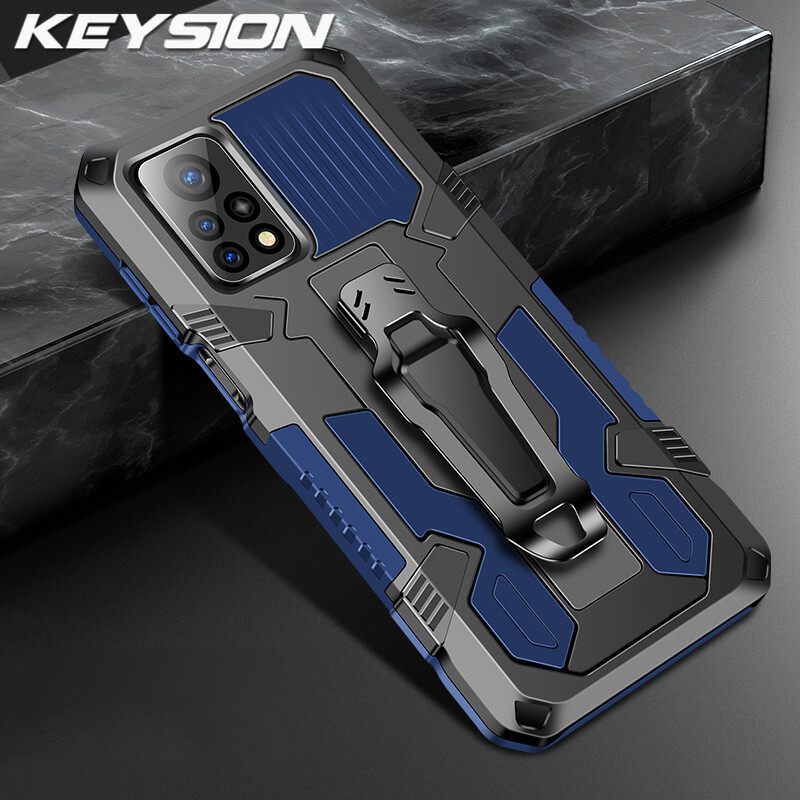 Ốp Chống Sốc KEYSION Cho Xiaomi Mi 10T 10T Pro 5G Đứng PC + Ốp Lưng Điện Thoại Silicon Dành Cho Xiao