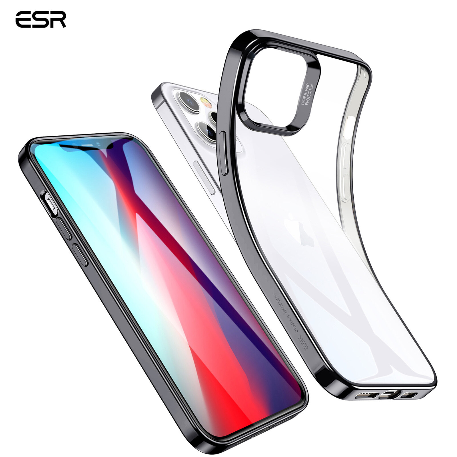 ESR Ốp iPhone 12 Pro Max Trong Suốt Ốp iPhone SE3/SE/8/7 Vỏ Silicon Dẻo TPU Mềm Mỏng [Hỗ Trợ Sạc Không Dây], dành Cho iPhone 11/iPhone 11 Pro Max/iPhone 12 Mini/iPhone 12/12 Pro Max
