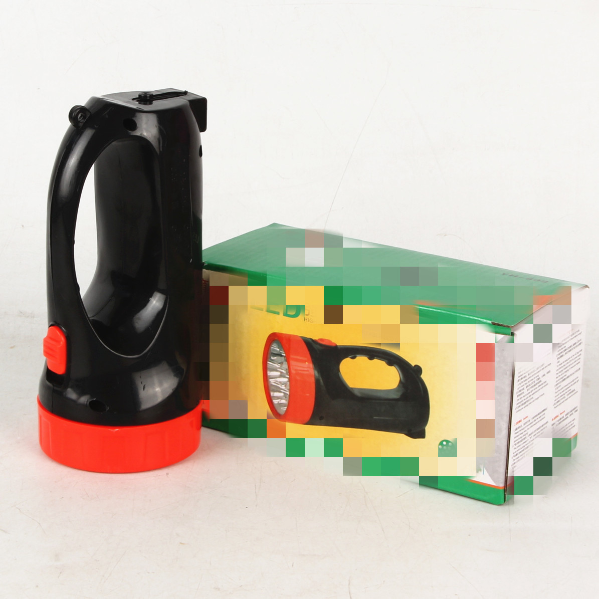[A light's shop]3344 Rechargeable Flashlight Two-Gear Outdoor Strong Light Portable Searchlight Flashlight 10 Yuan Store Wholesale