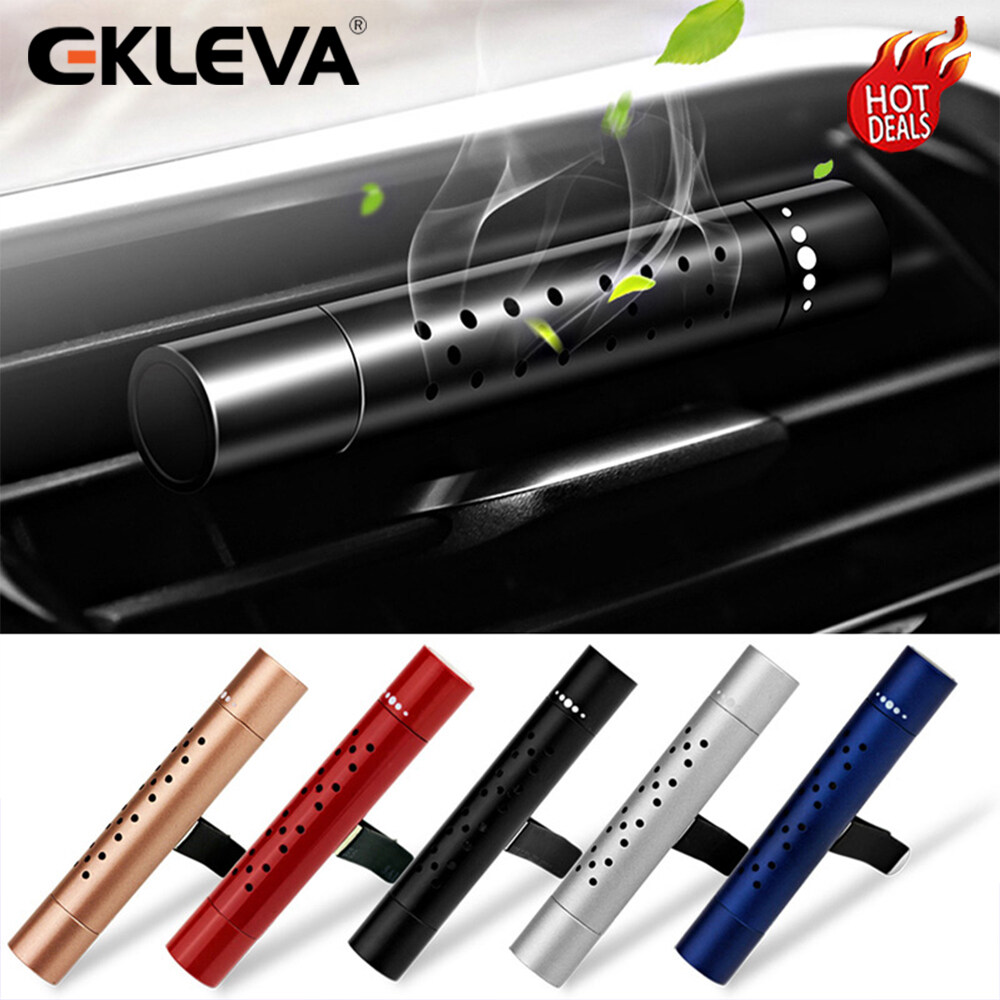 EKLEVA Car Interior Air Freshener Vent Clip Outlet Air Condition Diffuser Solid Flavoring Perfume Fragrance Auto Smell for VW Kia TOYOTA ราคา 46 บาท*ส่งฟรี
