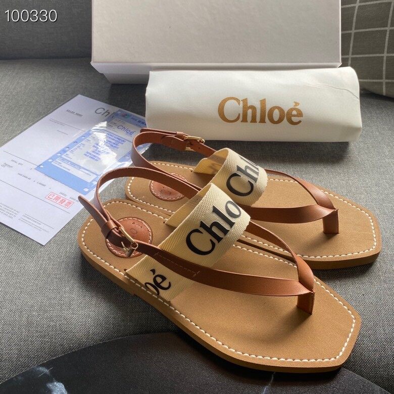CHLOÉ Flip-Flop Sandals Women s Shoes 0051
