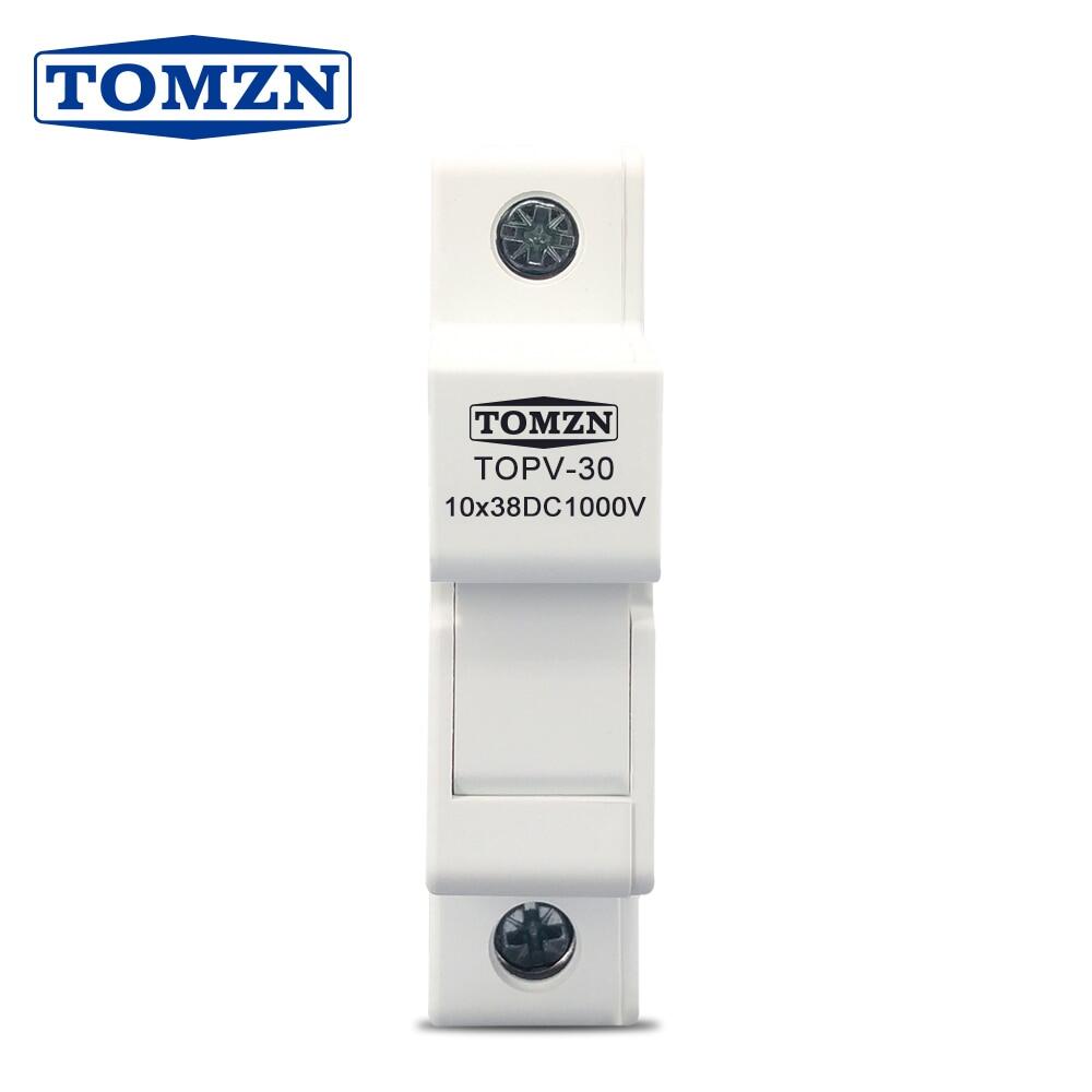 【On Sale】 KaArtsy Giá Đỡ Cầu Chì PV Năng Lượng Mặt Trời 1P Thích Hợp Cho Cầu Chì PV 10*38Mm Liên Kết Cầu Chì Để Bảo Vệ Hệ Thống Năng Lượng Mặt Trời