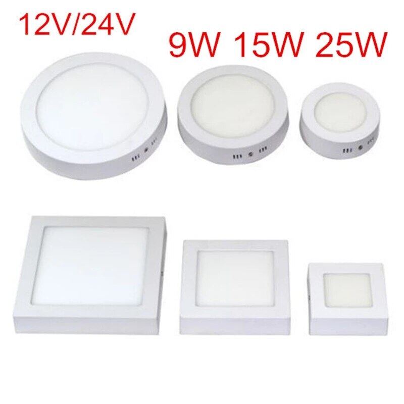 9W 15W 25W Round Square Led Panel Light Surface Mounted Led ceiling