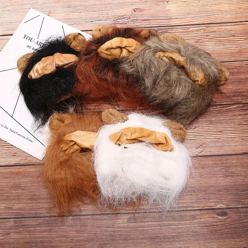 Tốt đồng hành cho vật nuôi sư tử vui Chó Hoang En Retriever Mũ trang phục vui nhộn vật nuôi Trang Phục Cosplay cổ áo động vật mũ nón essories đạo cụ chụp ảnh