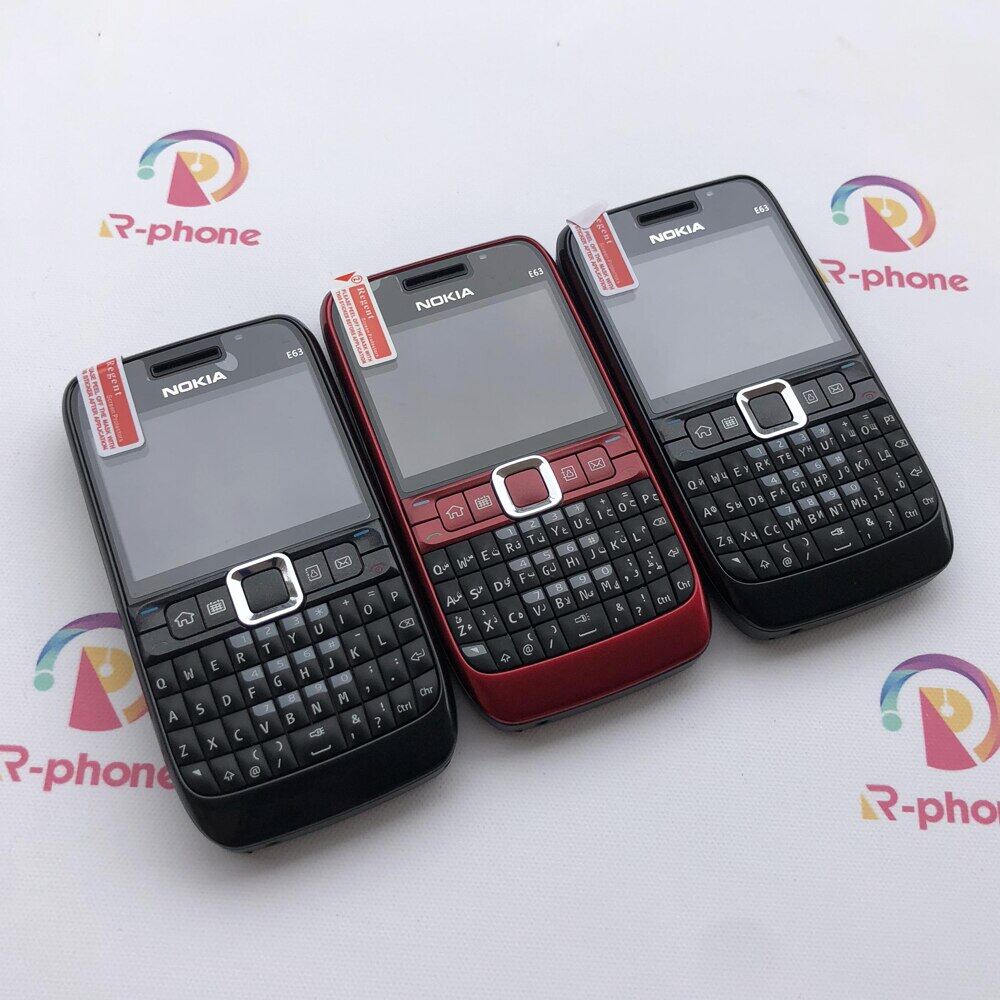 For Nokia E63 Mobile Phone Unlocked Original Wifi Bluetooth 2MP QWERTY Keyboard ราคา 648 บาท*ส่งฟรี