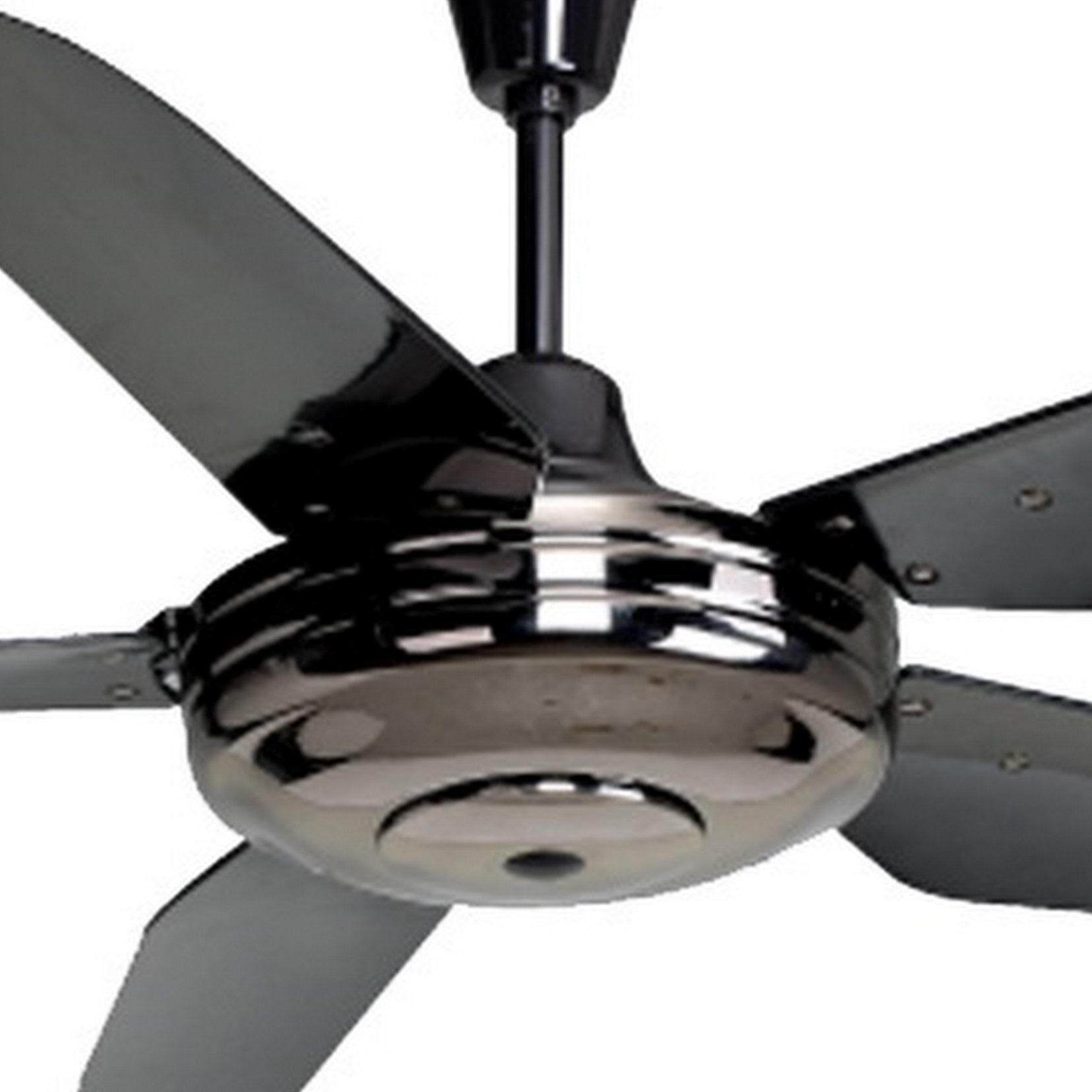 Rubine 2Units 4 Speed Remote Control Ceiling Fan Baby Fan 46 GUN METAL