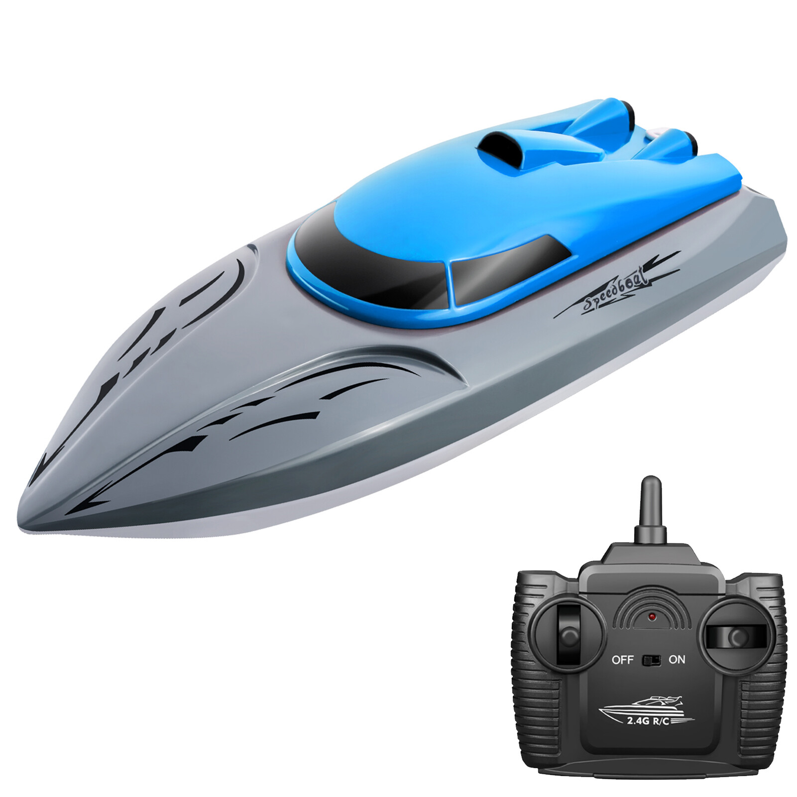 Thuyền điều khiển từ xa 806 2.4g thuyền điều khiển từ xa đồ chơi chống nước 20 km/h thuyền điều khiển từ xa tốc độ cao, quà tặng thuyền đua cho trẻ em
