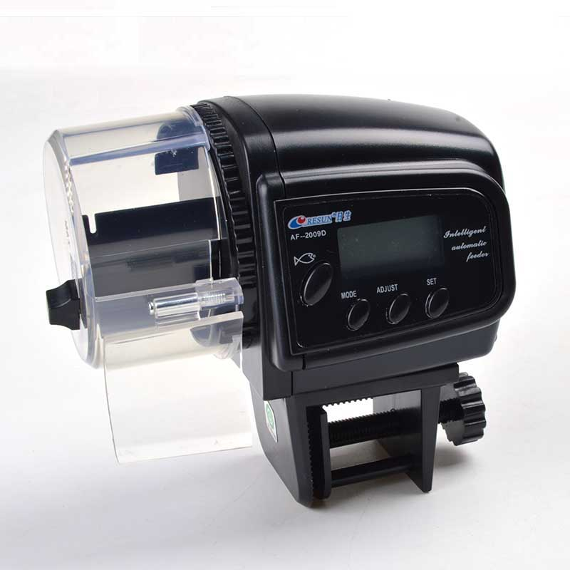 Bộ đếm thời gian cho cá ăn tự động, màn hình lcd kỹ thuật số af-2009d, có thể điều chỉnh cho ăn