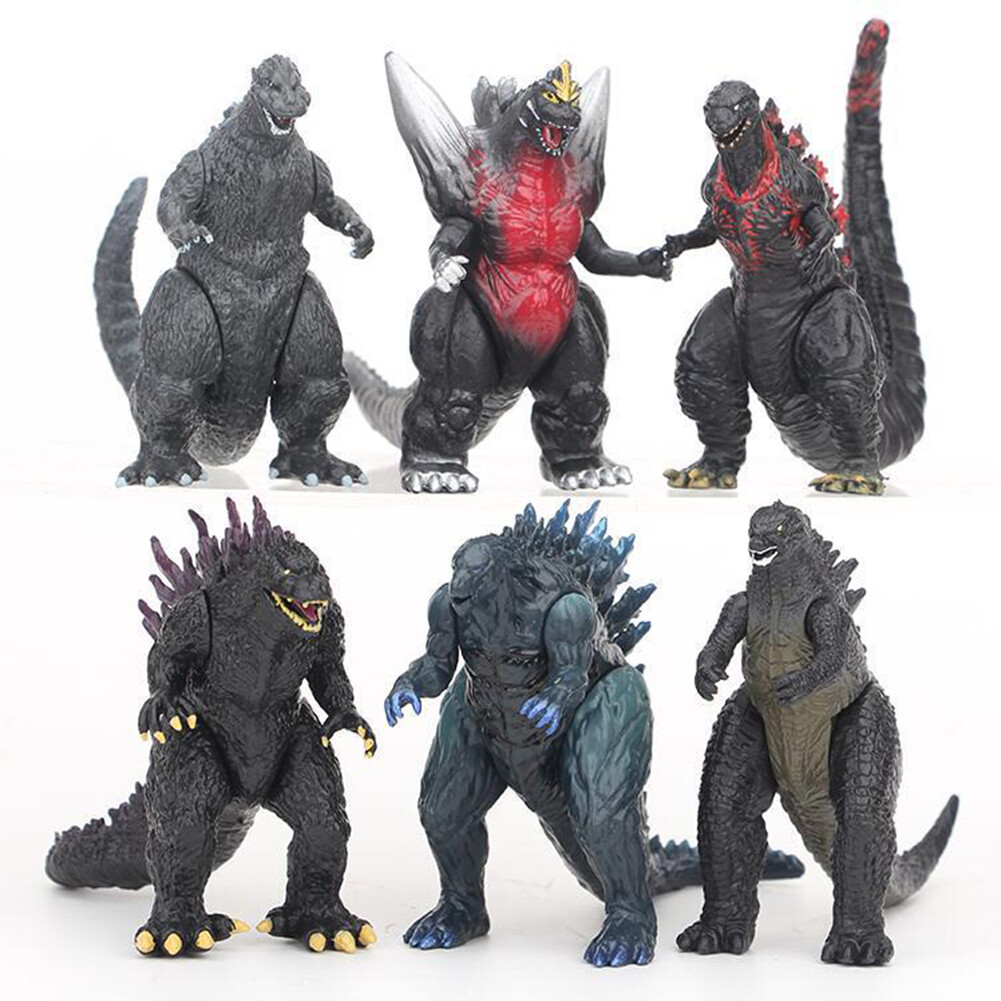 Fancy 1/6 Cái Búp Bê Godzilla Godzilla Godzilla Thiên Niên Kỷ Quái Vật Hành Tinh Bằng Silicon Đồ Trang Trí Khủng Long Di Chuyển Được