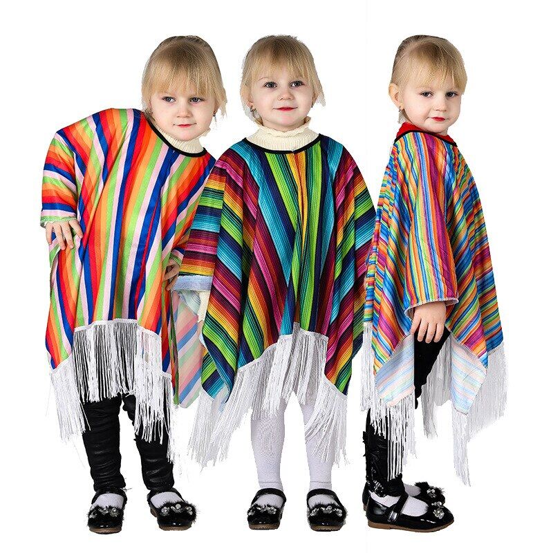 Cosplay tiệc tùng lễ hội trang phục Mexico áo choàng phong cách Mexico quốc gia Mexico