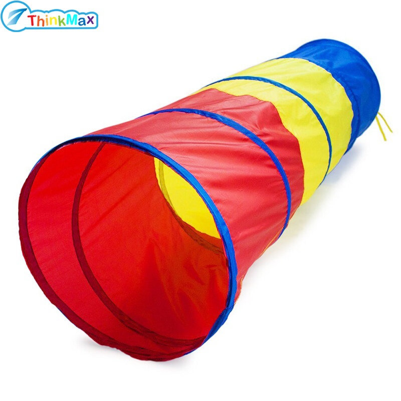 THINKMAX Play Tunnel Toy Tent Baby Kids up Discovery Tube Playtent