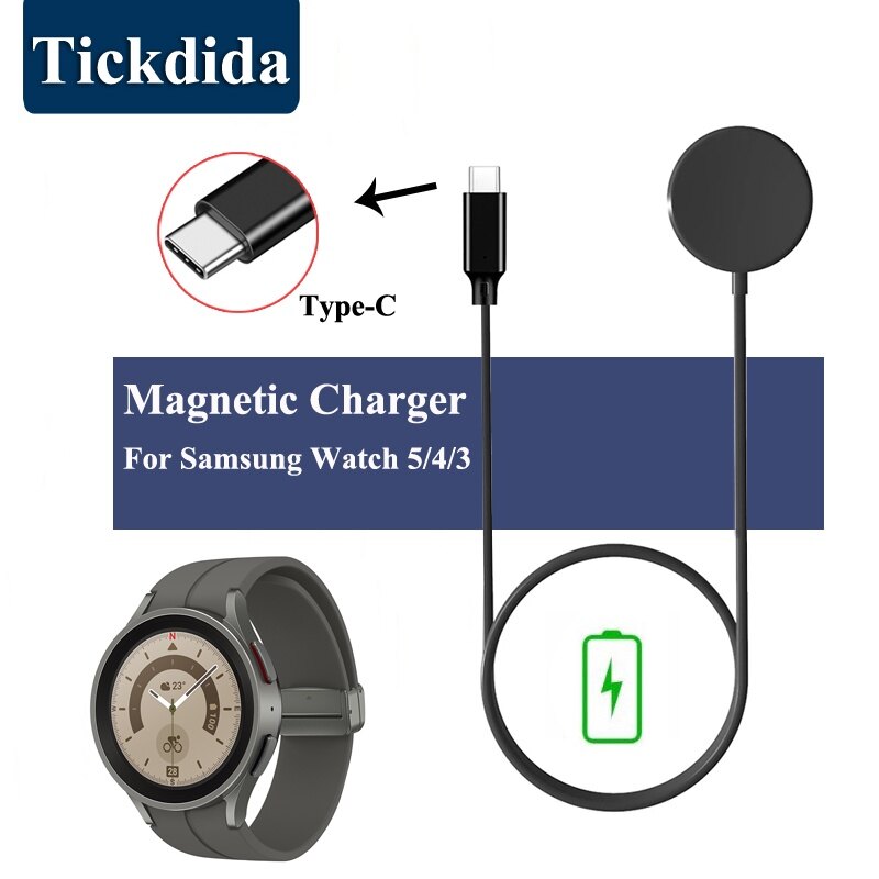 PD 10w Fast Charging Cable for Samsung Galaxy Watch 5 / Watch 4 Charger Dock Station Type-c Charger Cradle Watch 5 Pro 44mm 40mm Presyo 274 Piso*Libreng Shipping