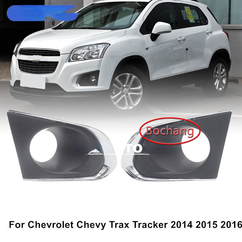 bochang For Chevrolet Trax Tracker 2013 2014 2015 2016 Front Bumper Fog Light Cover Fog Lamp Front Driving Foglight Trim Shell