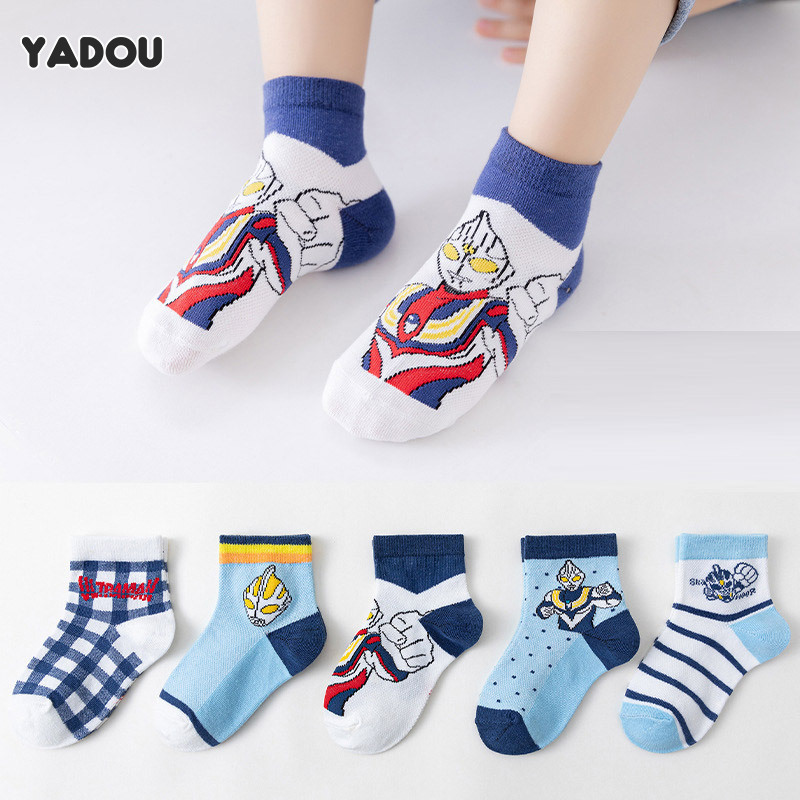 Yadou vớ trẻ em vớ hoạt hình ống trung bình bằng cotton vớ em bé dễ thương vớ hoạt hình