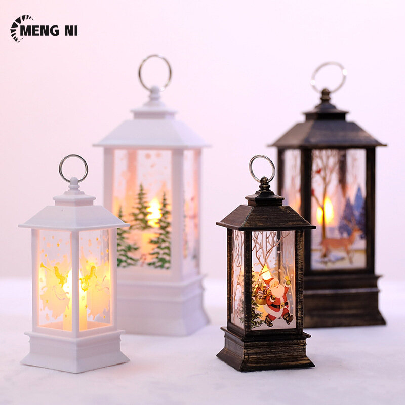 Hangdianđèn ngọn lửa mô phỏng giáng sinh đèn led trang trí để bàn đèn dầu nhỏ tiện dụng bố trí cảnh vật dụng trang trí bán buôn