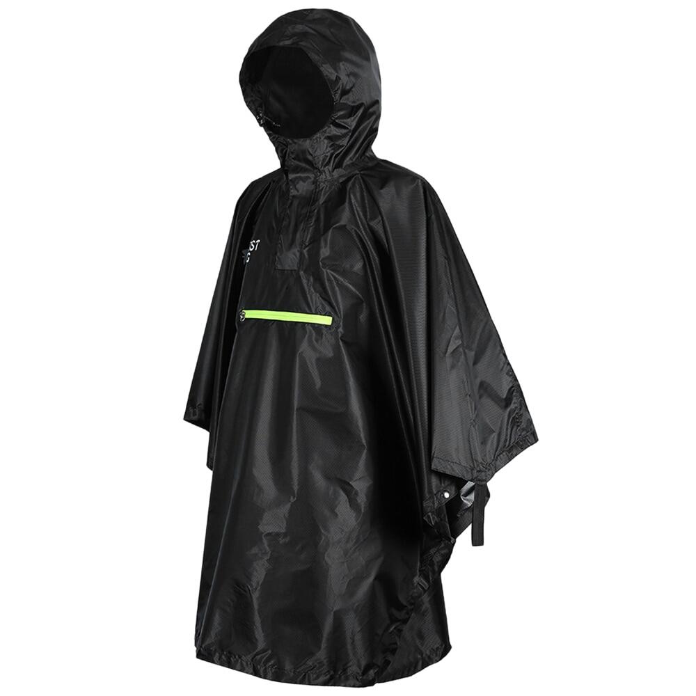 Rain Cape Men Women Raincoat Bicycle Raincoat Rain Coat Rainwear With Reflector Rainproof Poncho With Reflective Strip