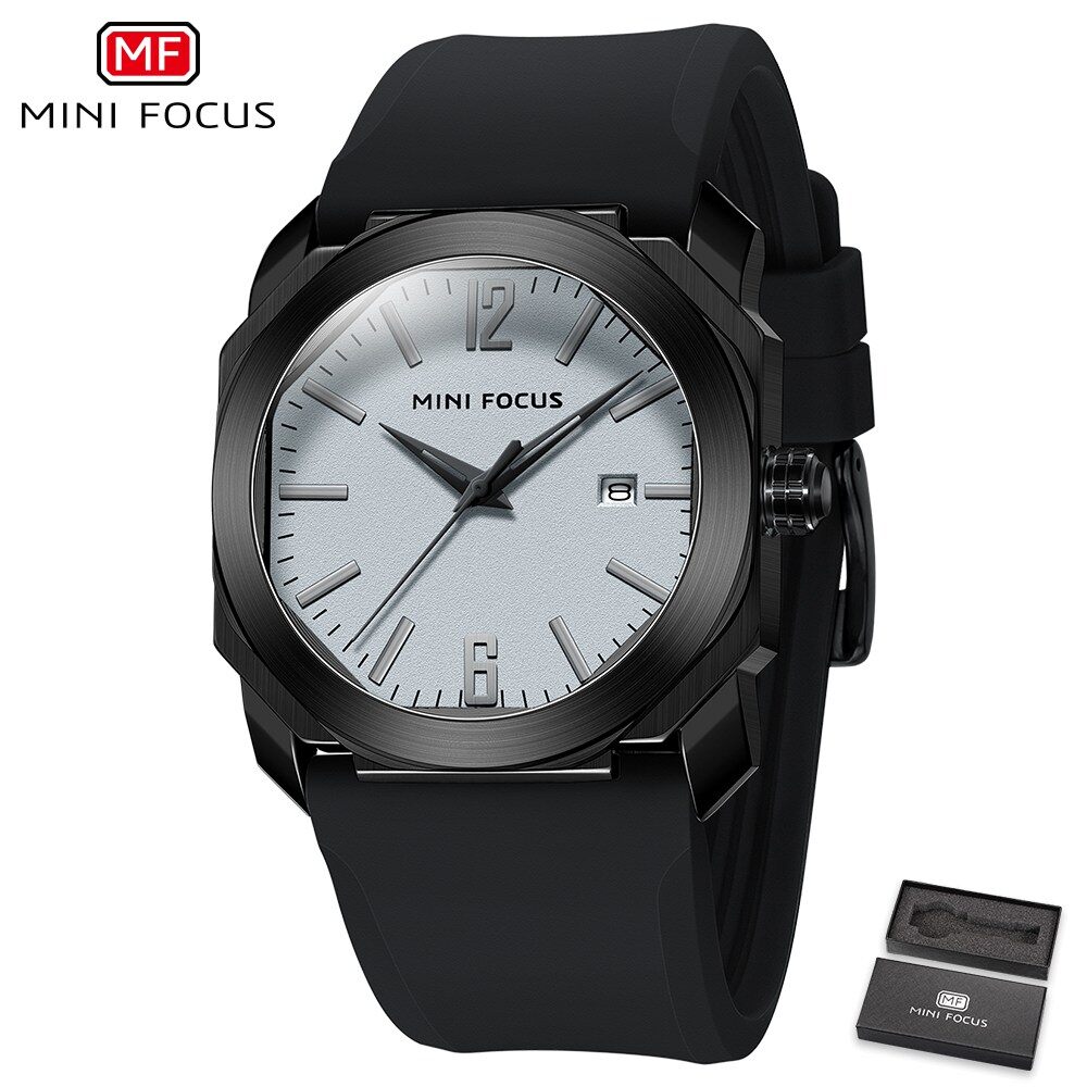 MINIFOCUS Đồng Hồ Thương Hiệu Sang Trọng Hàng Đầu MF0248G MINI FOCUS Cho Nam Đồng Hồ Thạch Anh Nam Thể Thao Thời Trang Đồng Hồ Đeo Tay Xu Hướng Quà Tặng Cho Nam Jam Tangan Lelaki