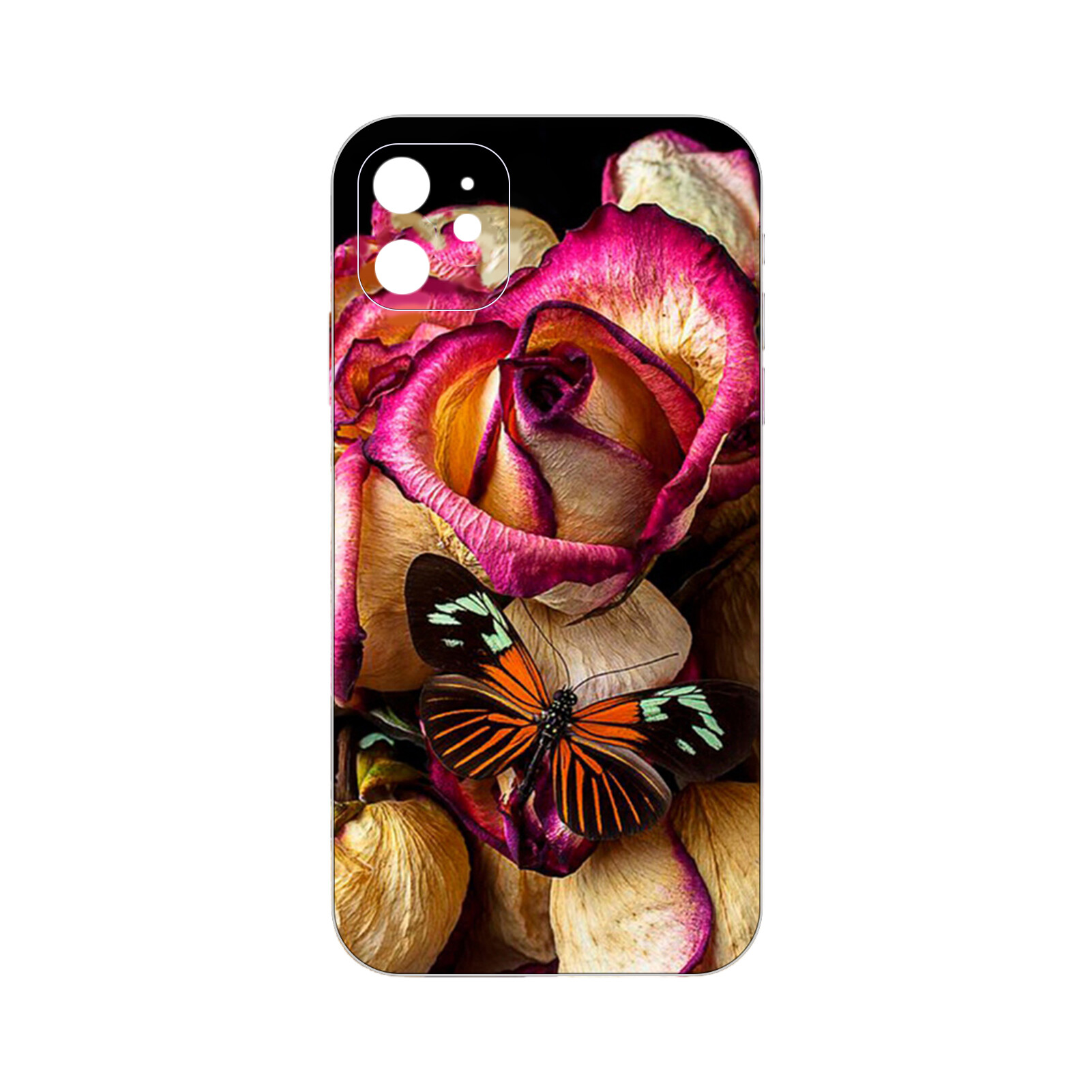 Myrac Wyld(e)t Store Phone Back Cover Soft TPU Shockproof Flower Animal Pattern Mobile Phone Case Shell for iPhone 11 Creative Phone Protective