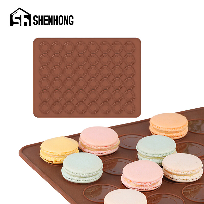 Khuyến Mãi Khuôn Bánh Macaron Bằng Silicon 2 Loại Khuôn Bánh Quy Khuôn Bánh Quy Thảm Làm Bánh Bánh Phồng Dụng Cụ Nhà Bếp Dụng Cụ Làm Bánh Tráng Miệng Tiệc Tùng