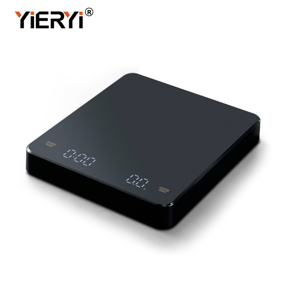 Yieryi 3kg/0.1g High Precision LCD Electronic Scales Digital Coffee Scale With Timer Portable Electronic Kitchen Scale with Type-C charging