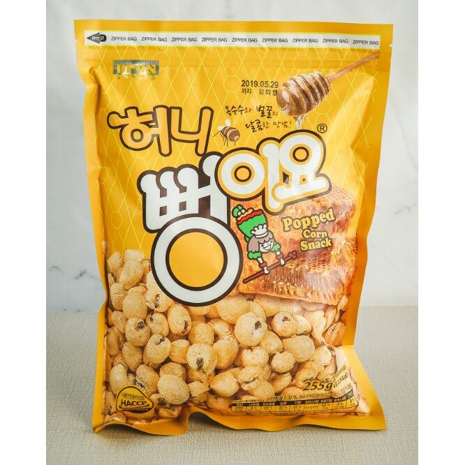 Bỏng ngô hàn quốc vị mật ong gói to 255g