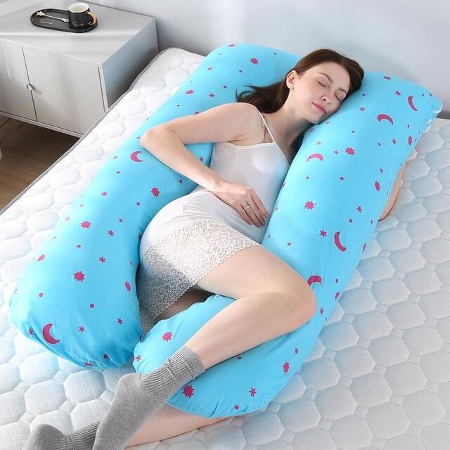 หมอนคนท้องกรณี Sleeper ตั้งครรภ์ชุดเครื่องนอนผู้หญิงเต็มรูปแบบ U รูปร่างหมอนสำหรับคุณแม่เพิ่งคลอดกรณีการตั้งครรภ์นอนตะแคงเฉพาะกรณี