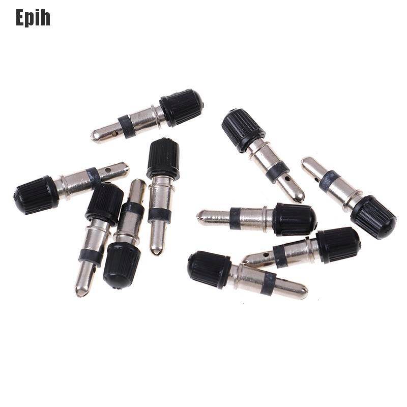 10 cái lõi van xe đạp đức có thể tháo rời không có ống, đồng không săm