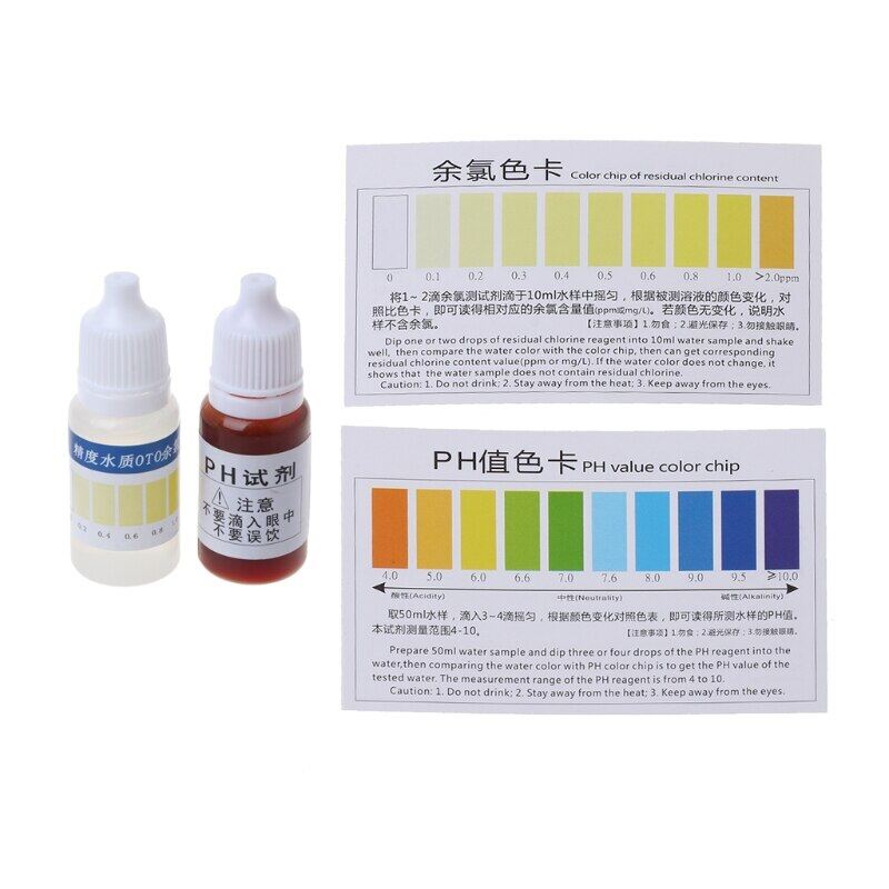 2020 thực tế ph a2o nước ph oto bộ test kép với thử nghiệm cho 100-125 thử nghiệm thả