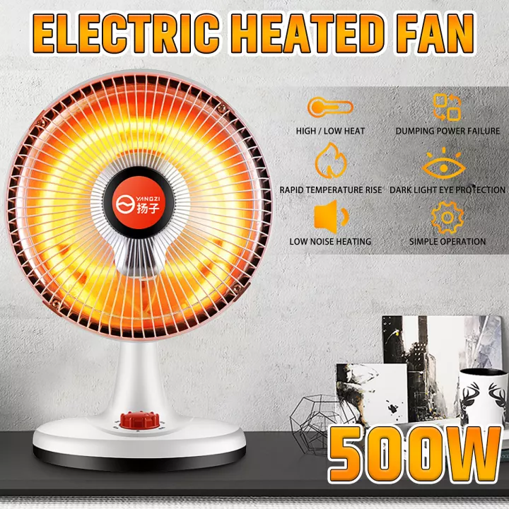 Quạt Sưởi Điện Gia Dụng 500W Máy Sưởi Không Khí Ấm 220V, Quạt Làm Ấm Tiện Dụng Hiệu Quả Cho Phòng Ngủ Phòng Tắm Mùa Đông